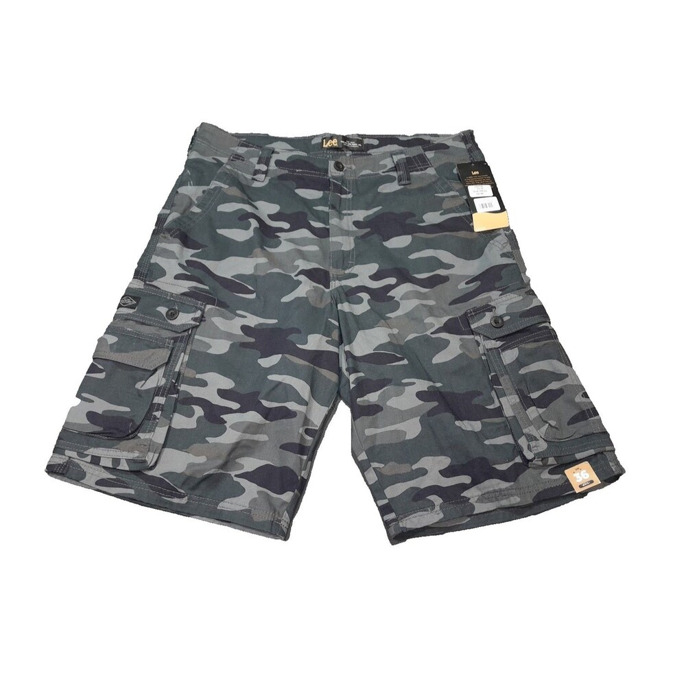 Lee camo cargo shorts mens 36 Relaxed Baggy fit